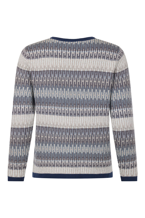 Sunday Pattern Knit Long Sleeve Jumper 6928-6439